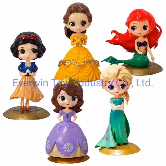 Jouet en plastique, Mini poupées, jouets, figurines d'action, affichage de décoration de gâteau