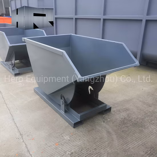 Poubelle à basculement automatique/poubelle en acier/poubelle de décharge
