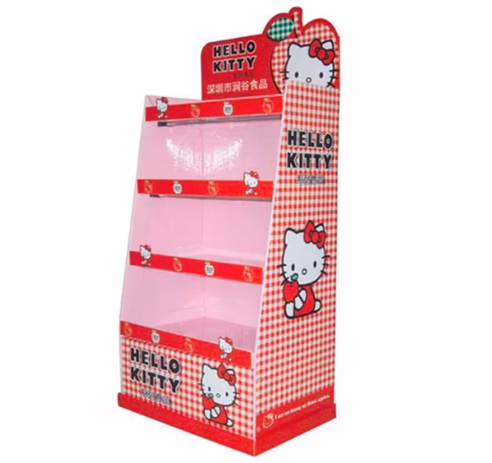 Présentoir fait sur commande de supermarché de cosmétiques de magasin d'exposition de carton